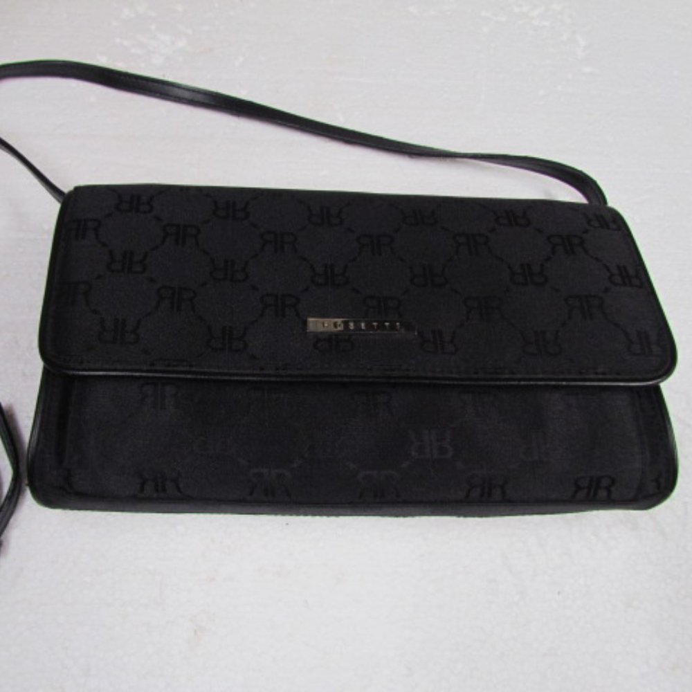 Black handbag Crossbody Bag Zip Compartments